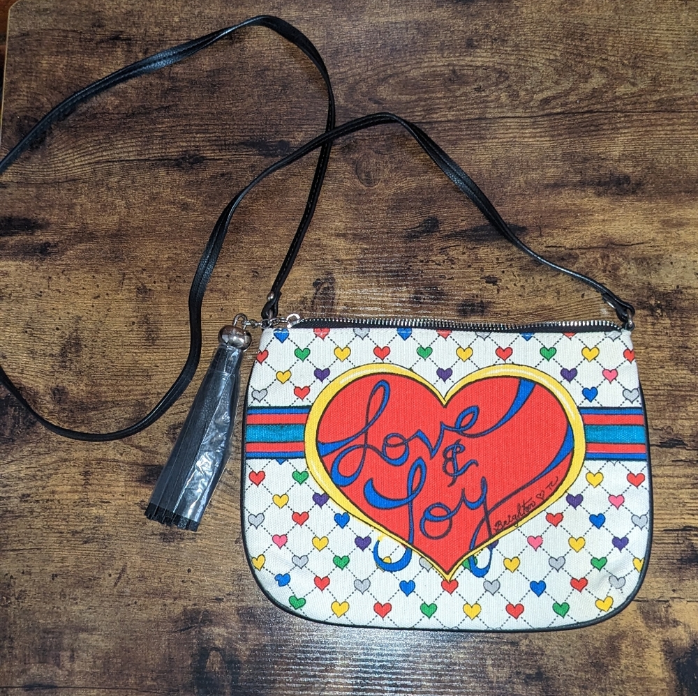 Brighton Holiday Edition Love & Joy Canvas Bag
